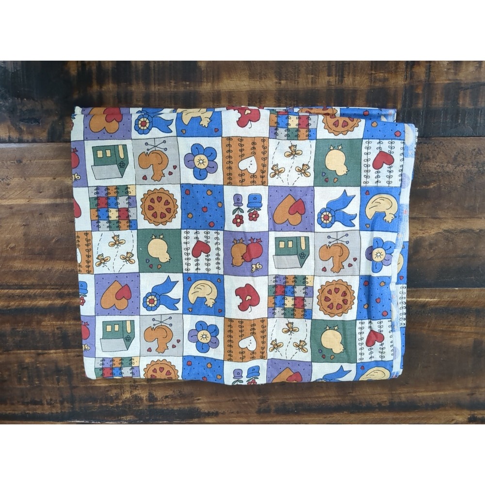 Fabric 2‎ Yards Vintage Edge To Edge Country Pattern